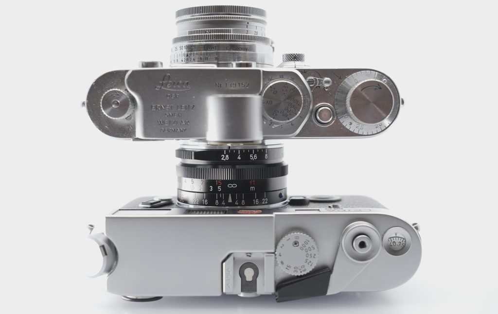 Leica IIIa (mod F) and Leica M6